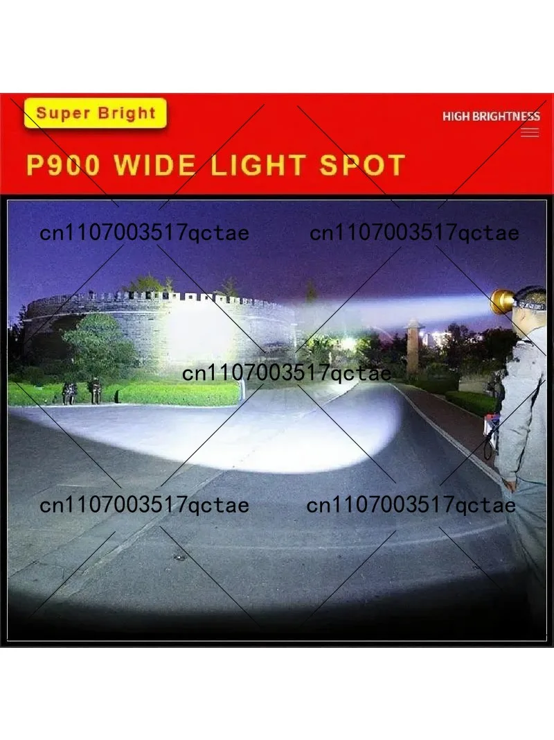 12V LED Headlight Long Range White Light Adventure Searchlight Power Supply Lamp