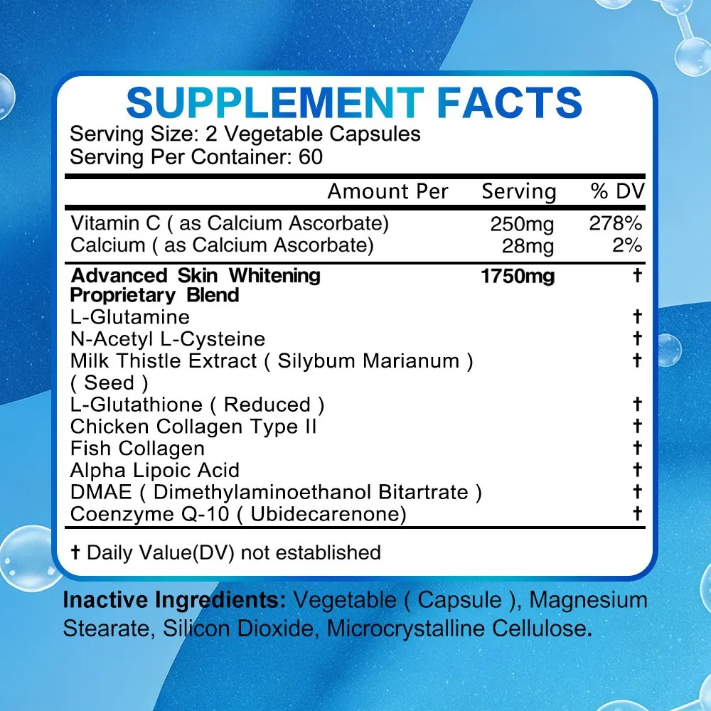 NAC + Glutathione - Immune Boost, Immune Support, Skin Brightening, Maximum Strength, Optimal Absorption, Cellular Energy