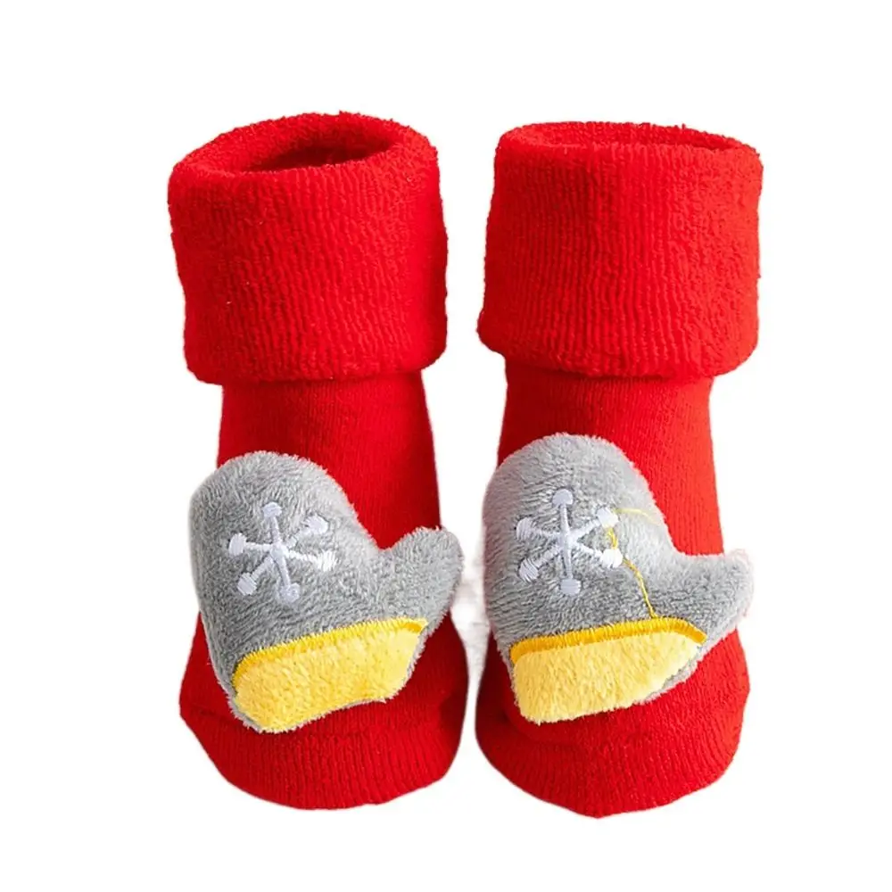 

For Toddler Non-slip Tree Winter Santa Claus Deer Bell Kids Cotton Socks Infant Short Socks Baby Christmas Socks Floor Socks