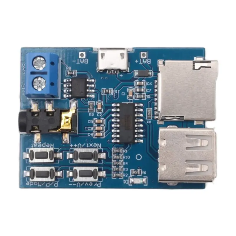 Picture 5: Y43A-Mp3 Lossless Decoders Decoding Power Amplifier Mp3 Player Audio Module Mp3 Decoder Board Support TF Card USB