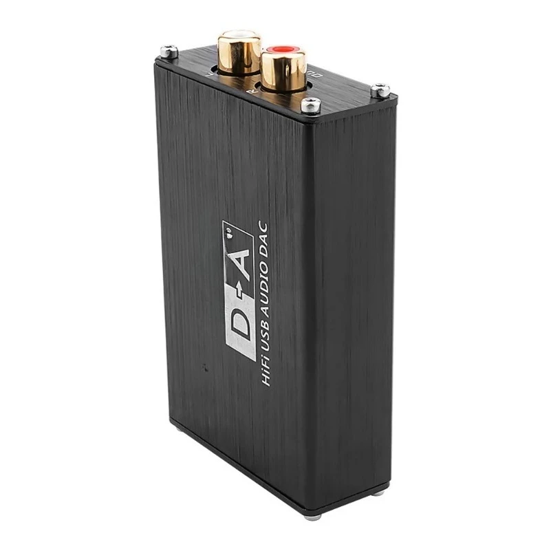 Audio Decoder DAC HIFI USB Sound Card Decoding Support 32Bit 384KHz for Power Amplifier Home Theater
