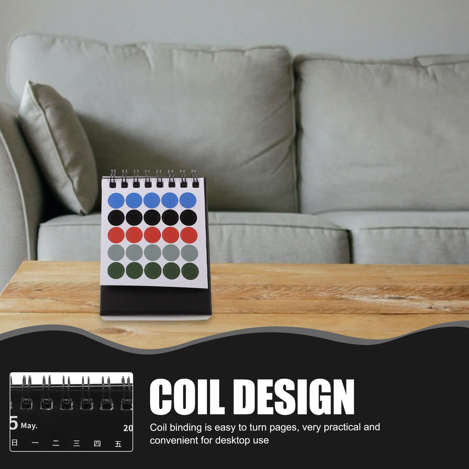 

Mini Desktop Calendar 2024 Small Desk Flip Monthly Note Memo Standing Calendar for Office Home Classroom Accessories