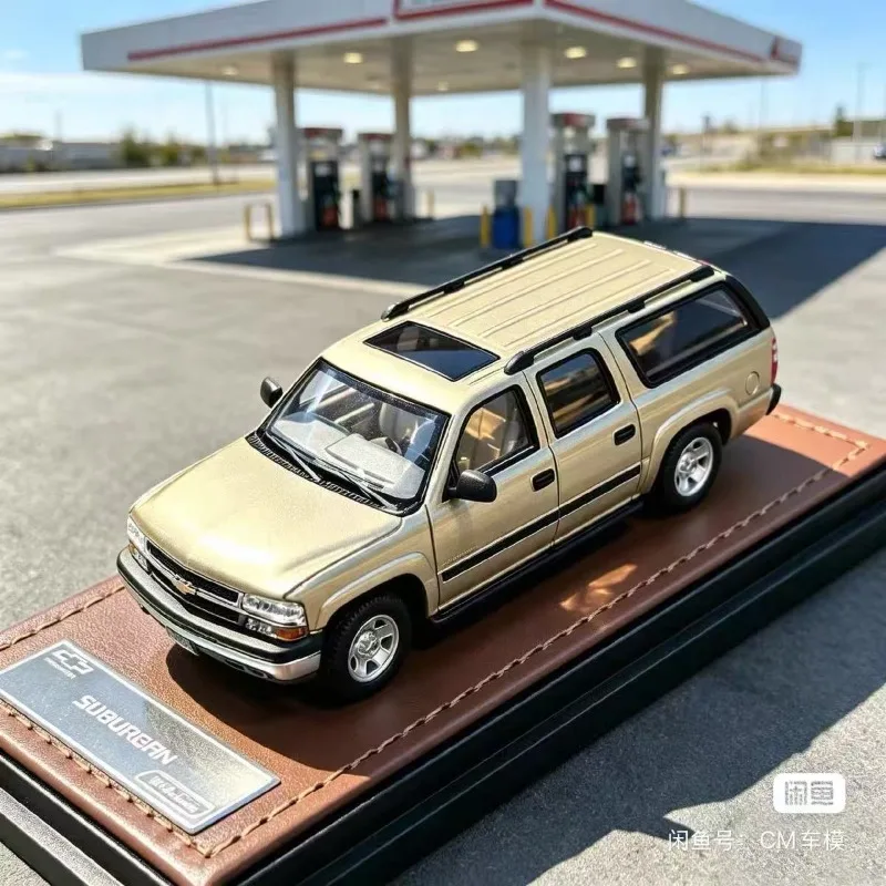 mk-miniatures-modele-en-alliage-moule-sous-pression-a-l’echelle-1-64-representant-un-chevrolet-saab-de-banlieue-objet-decoratif-statique-pour-bureau-collection-pour-adultes