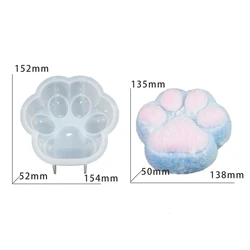 DIY silicone pinching mold Cat paw silicone mold