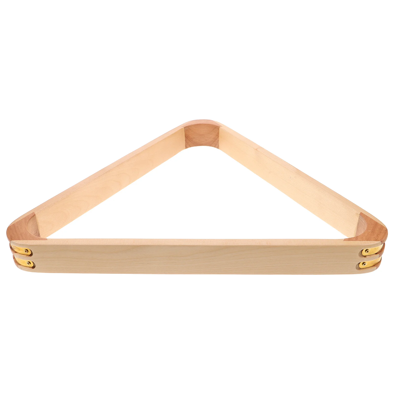 

2Pcs Solid Wood Billiard Ball Rack Spacesaving Convenience Versatile for Various Tables and Accessories Pool Table Triangle