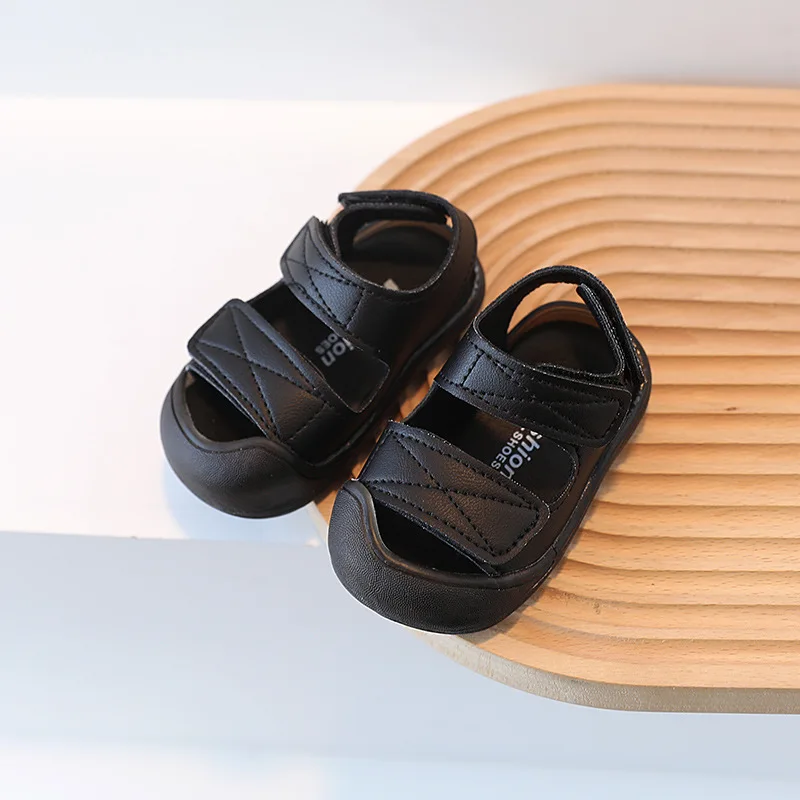 Summer Kids Beach Sandals Solid Color Boys Sneakers Fashion Girls Sport Sandals Toddler Shoes