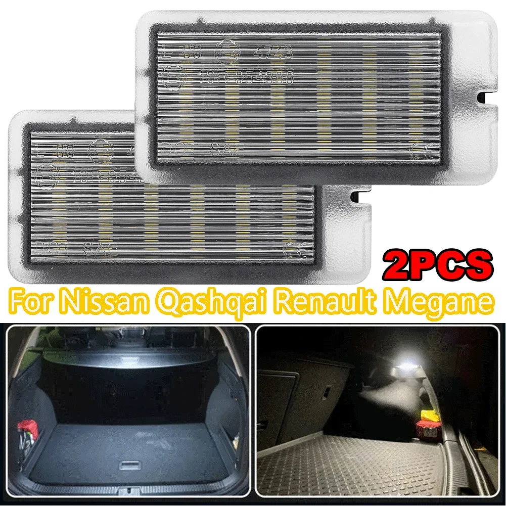 سيارة LED مقصورة الأمتعة الداخلية الخلفي الجذع التمهيد ضوء لرينو كليو III IV V ميجان II III Espace IV Twingo Grand Scenic