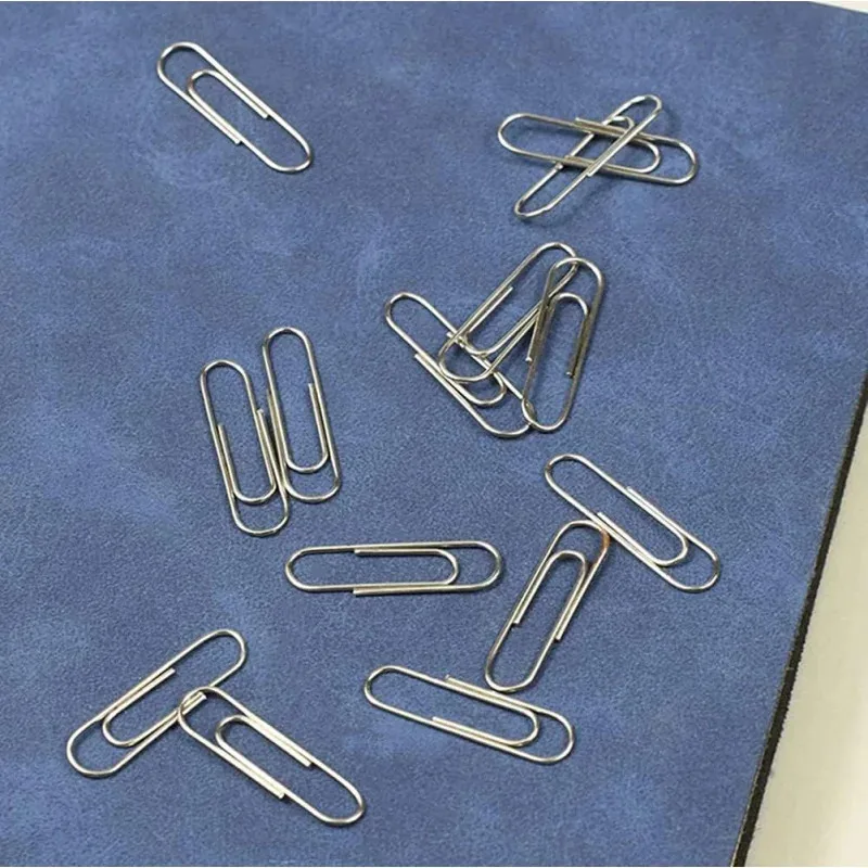 RWDD4 # -Clips de papel pequenos de 1,1 polegadas médios de 1,3 polegadas e tamanho enorme de 2 polegadas. Clipes de papel revestidos à prova de ferrugem duráveis