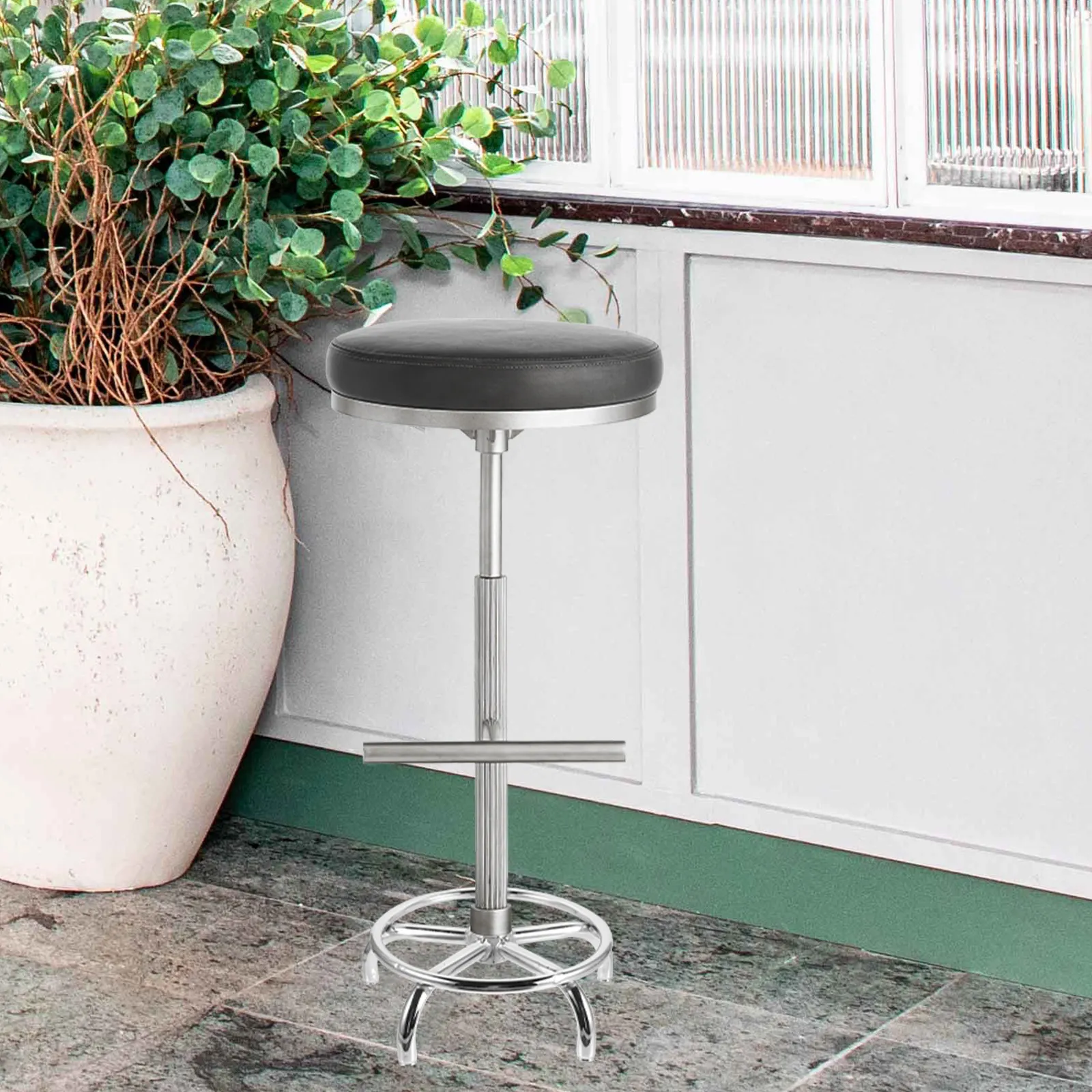 Heavy Duty Aluminium Alloy Chair Swivel Base Replacement Compatible with Office Bar Stool Desk Chair Tilt Control Swivel