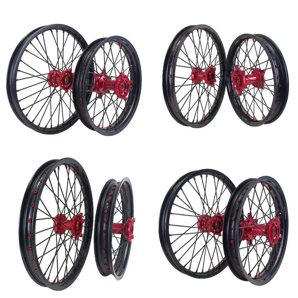 【2026 Popular】 Motorcycle Accessories Customize Dirt Bike CRF250R/X Aluminum Alloy Spoke Wheels
