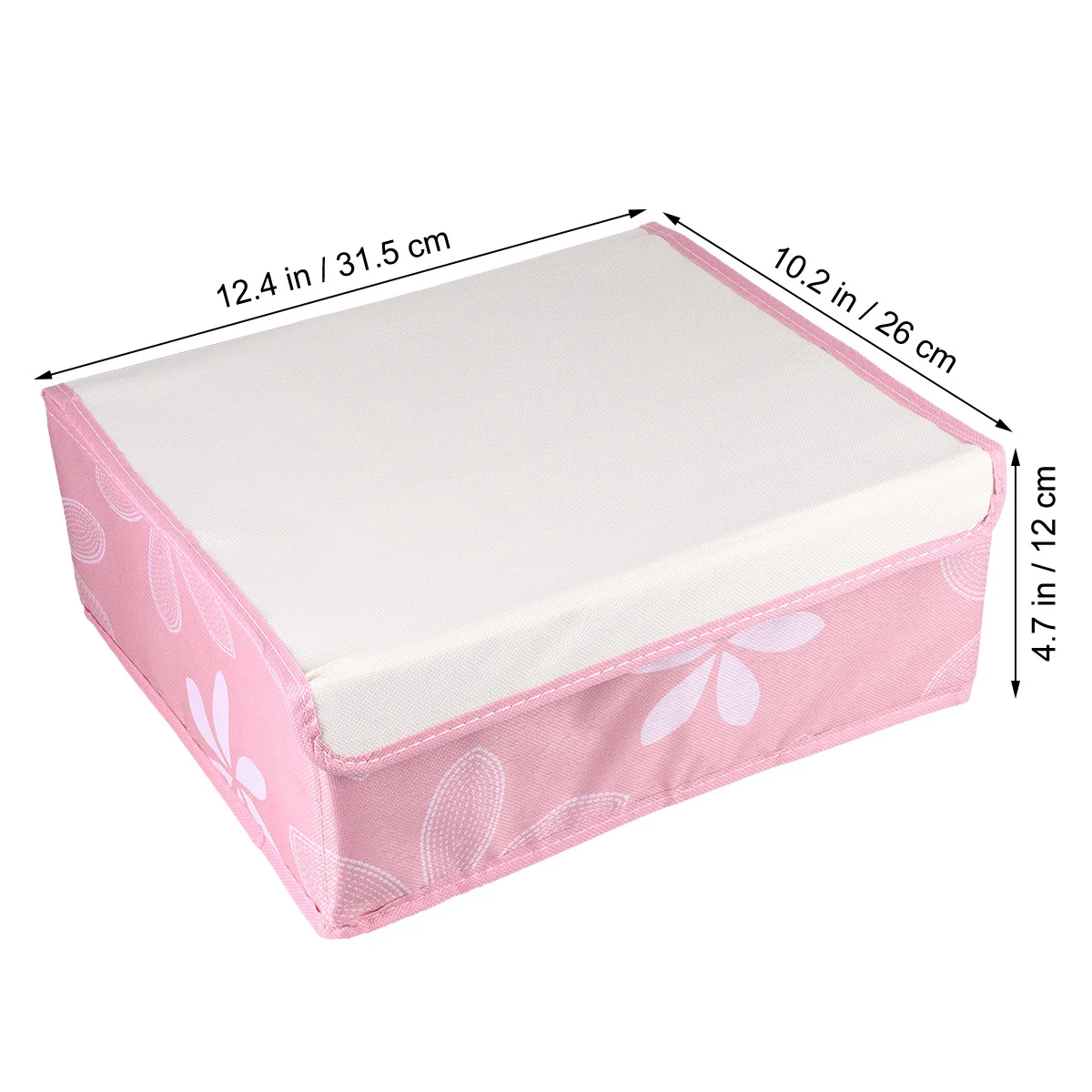 13 حجرة صندوق منظم الملابس الداخلية الوردي أكسفورد القماش الصدرية حقيبة للتخزين نمط عباد الشمس جورب وتخزين درج البرازيلي