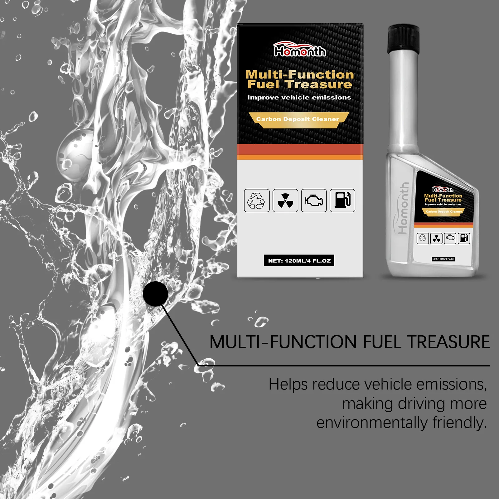 Car Fuel Additive PEA Engine Carbon Deposit Remover Injector Cleaner Catalytic Converter Clean Restore Power Save Gasoline