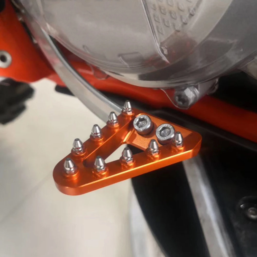 Brake Pedal Lever Tip Plate For KTM EXC SX SXF XC XCF EXCF XCW TPI SD 6D 125 250 300 350 450 500 For Husqvarna TE 300 2017-2023