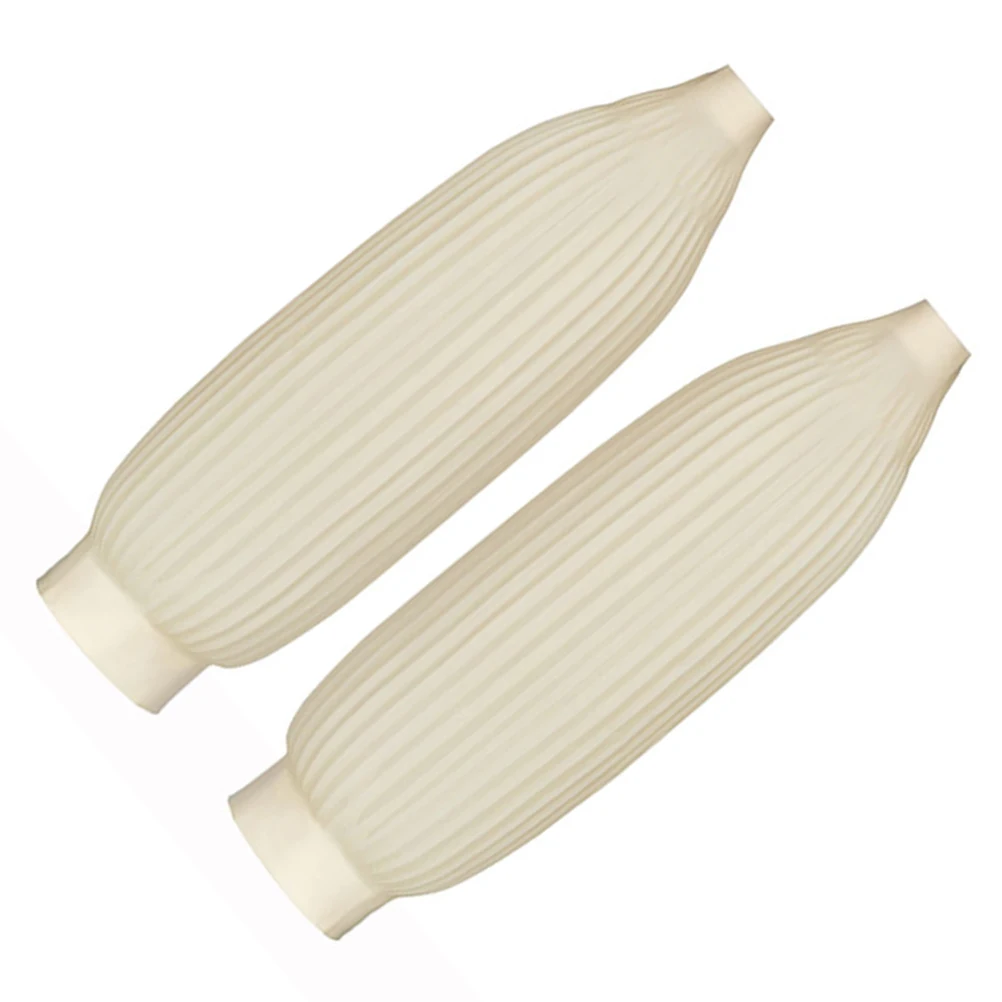1 Pair Oversleeve Useful Oilproof Arm Sleeves Covers Kitchen Cleaning Tool for Home Daily Use (White, 40cm)