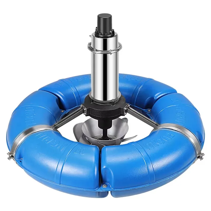 

FUTI 1.5KW 2HP Round Shape Stainless Steel Submersible Surge Aerator Aquaculture Machine Aerators for Fish Shrimp Pond