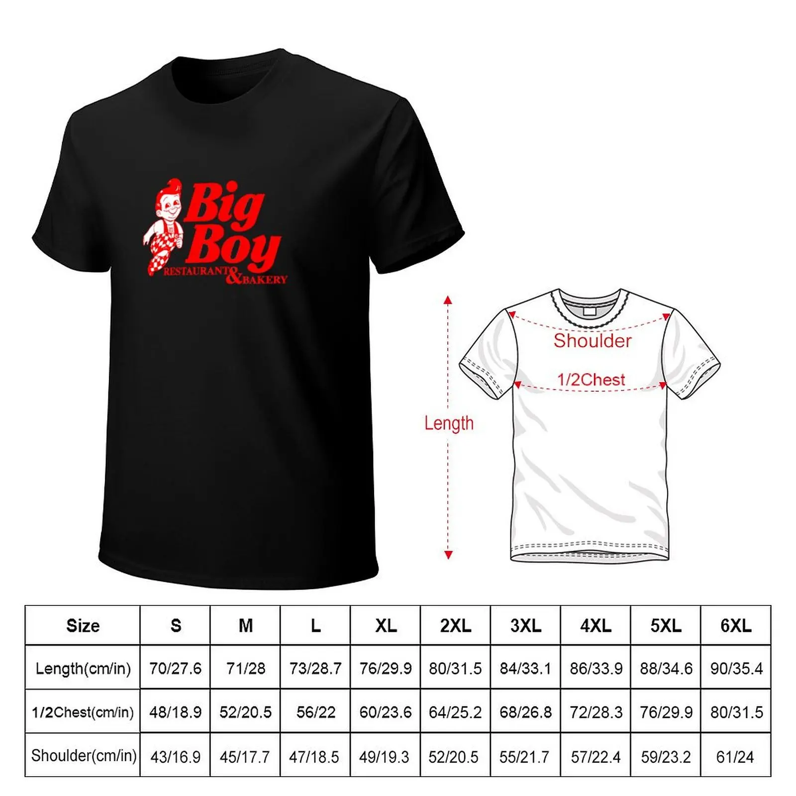 Big Boy - Vintage Discontinued Junk Food Shirts T-Shirt Dry Fit Athletic Short Sleeve Shirt