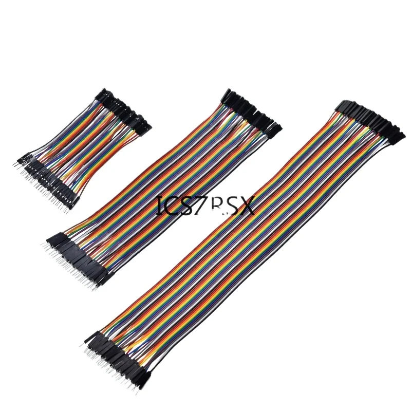 TZT Dupont Line 10cm/20CM/30CM Male to Male+Female to Male + Female to Female Jumper Wire Dupont Cable for arduino DIY KIT