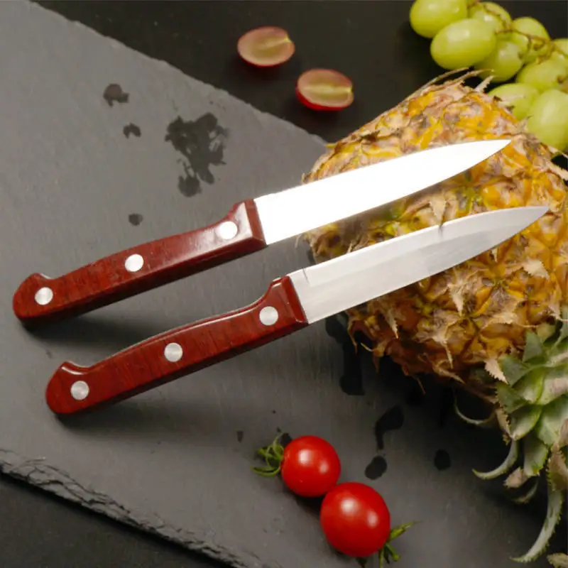 1/3/5/10-piece knife set, stainless steel fruit knife, fixed blade, camping sharp straight knife, professional outdoor knife set