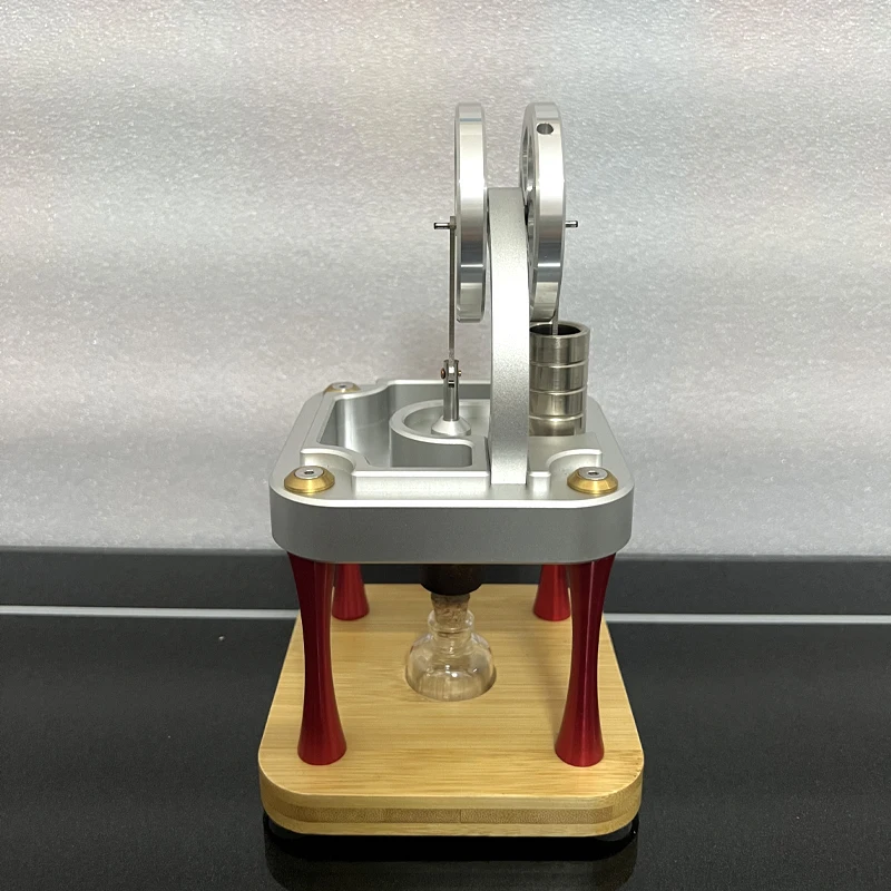 M16-C Motor refrigerado por agua de alta temperatura, modelo de cilindro de potencia, motor de vapor, juguete de Metal
