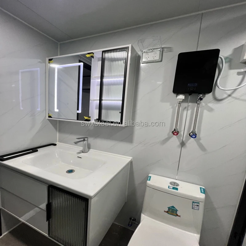 20/40 Ft Prefabricated Expandable Container House Modern Tiny House Mobile Modular Home With Terrace Prefab House