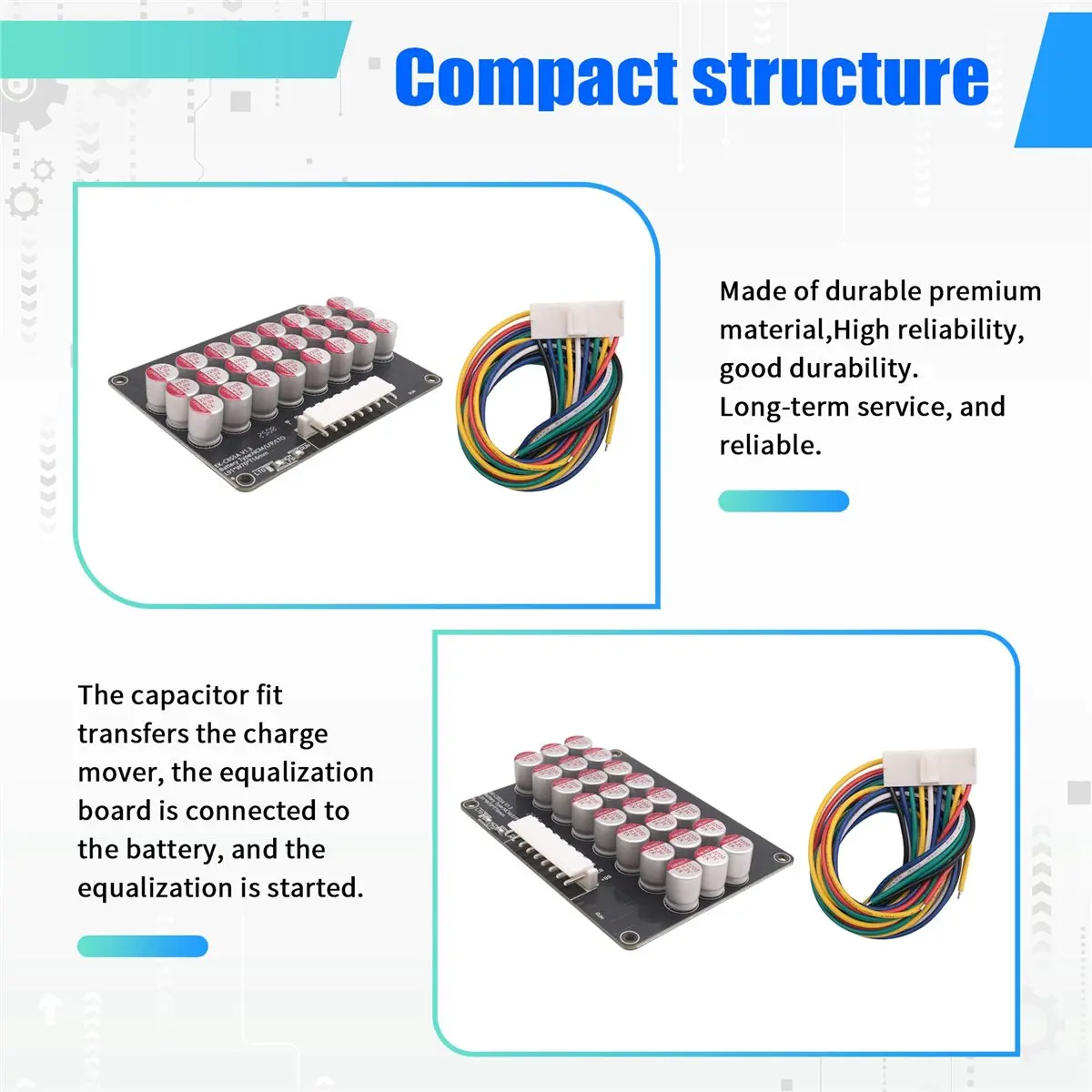 DT81 Active Equalizer Balancer 5A 6-8S Lifepo4/LTO/Lipo Battery Energy Capacitor 6-8S NCM LFP LTO