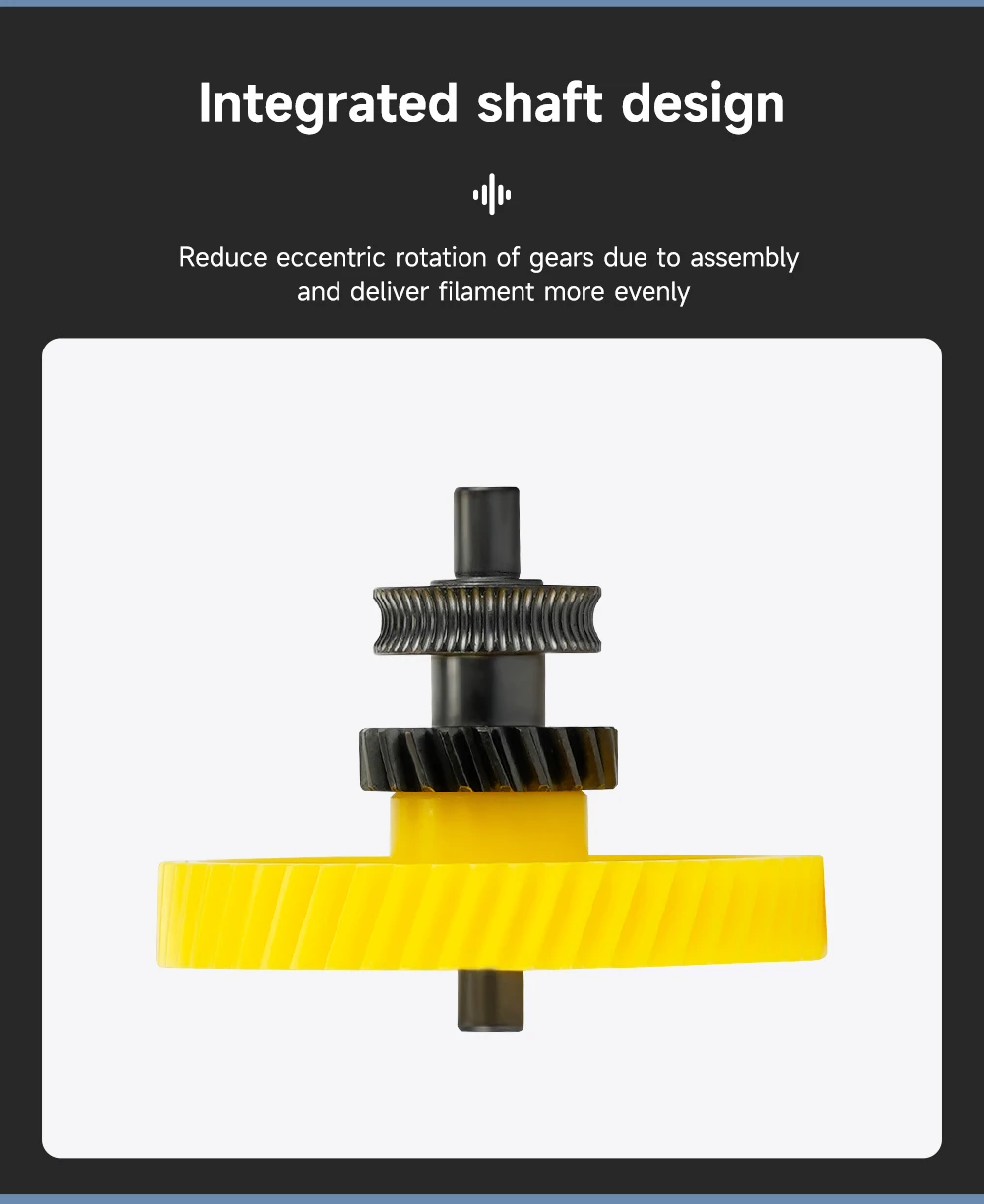 Für Bambu Lab Extruder-Zahnrad aus gehärtetem Stahl, Upgrade-Baugruppe für Bambulab P1S P1P X1 X1C Extruder-Zahnrad, 3D-Drucker-Zubehör! – Detail 6