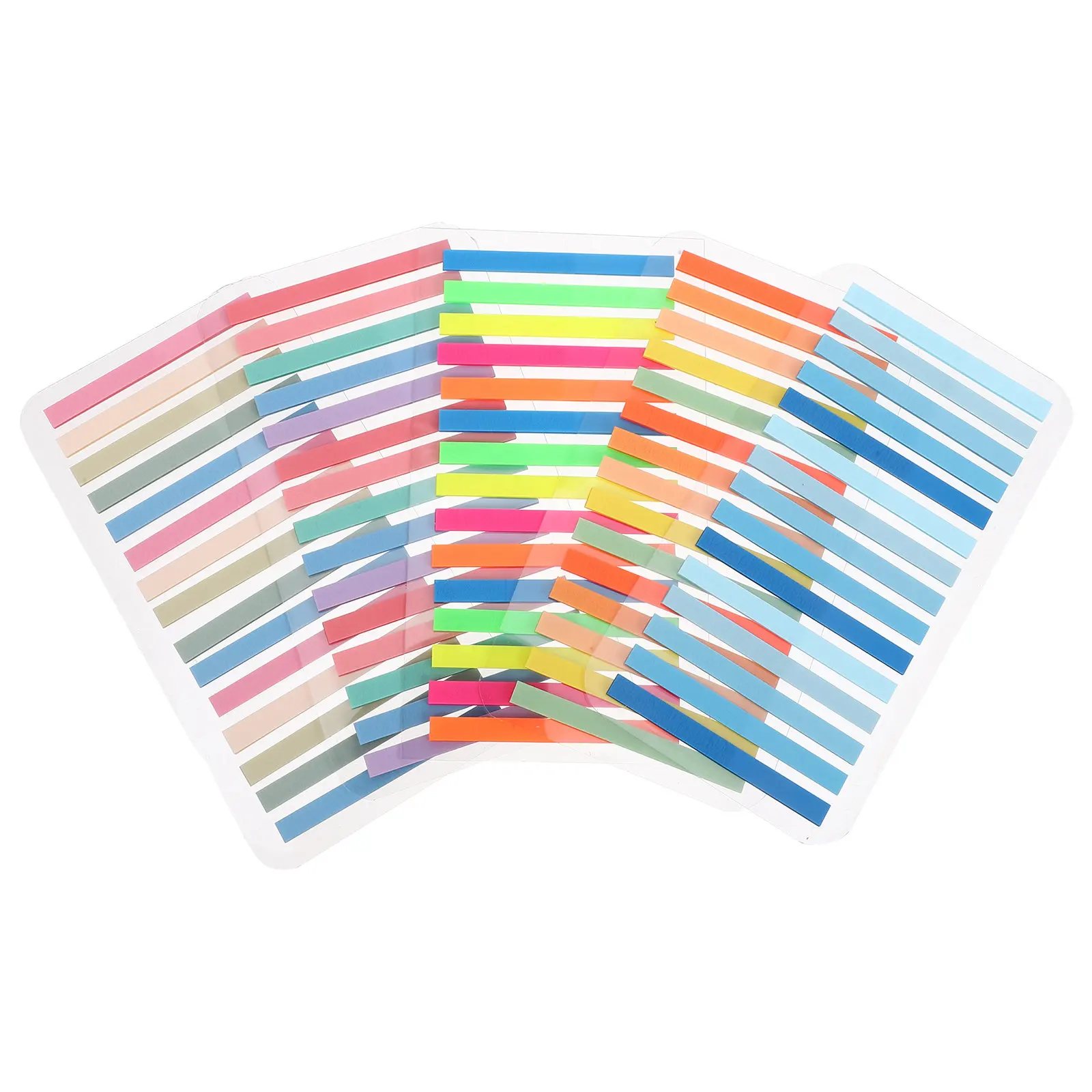 

5 Sets Mini Index Tabs Ultra-Fine Translucent Sticky Page Markers Multicolor Reusable Highlighter Tape for Textbooks Binders
