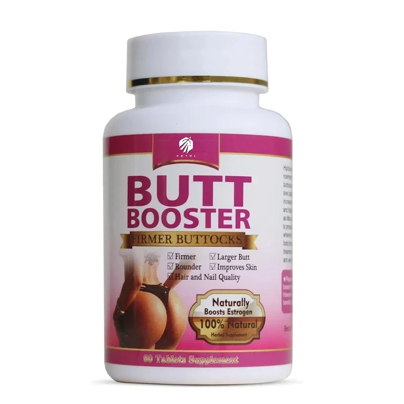 Natural hip lifting medicine, herbal supplement for buttocks, plump HIPS enhancing firmness and attractiveness, 60 capsules