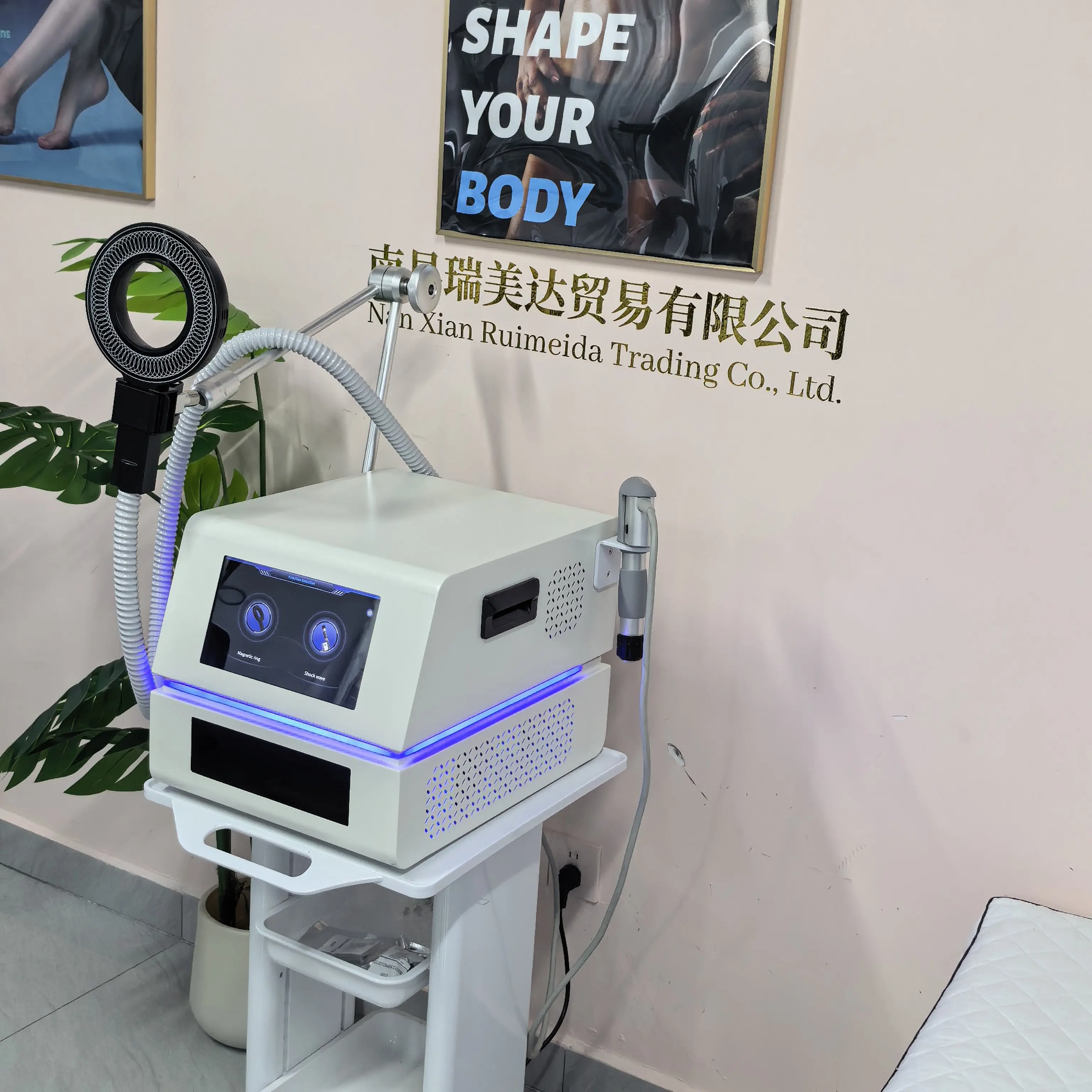 

2 IN 1 Shockwave Physical Magnetic Therapy Equipment Relieve Pain Relax Muscles Non-invasive Magnetic Therapy Device.