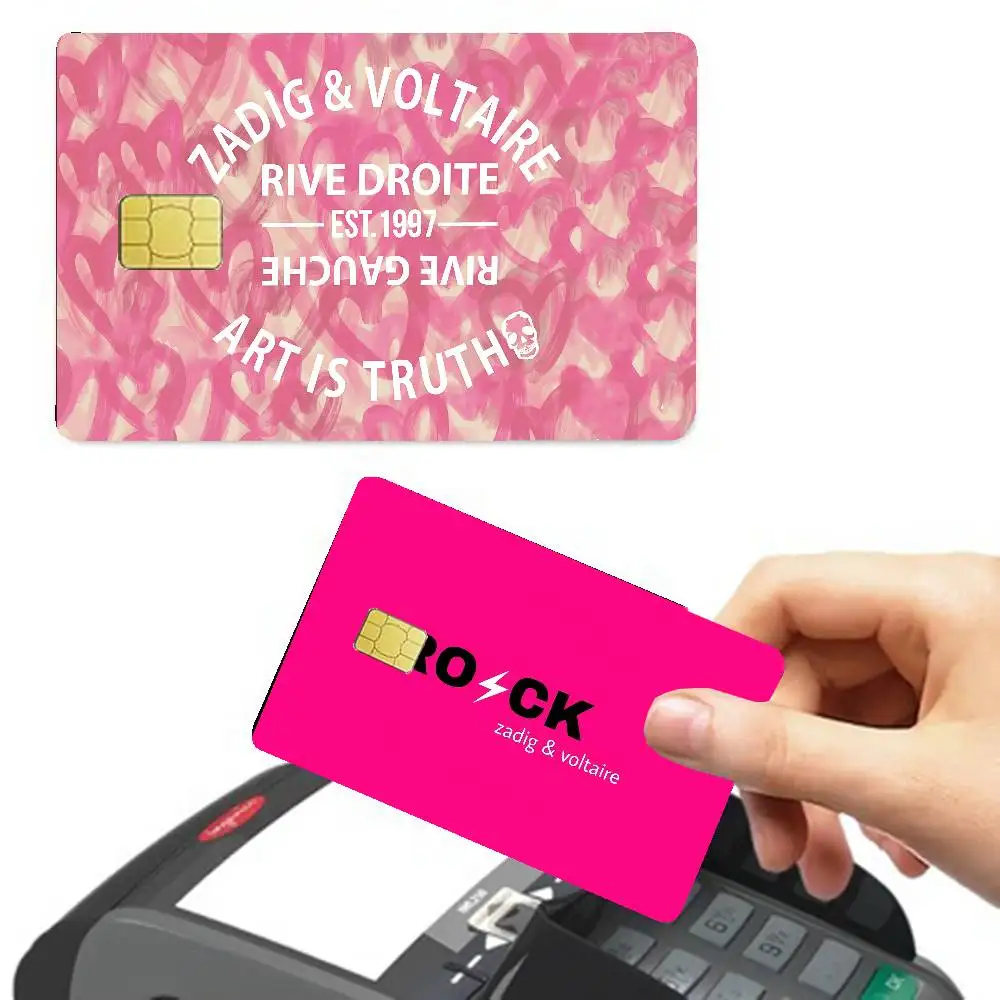 أزياء Z-Zadig وV-Voltaire أنيمي تنفق أو حفظ قذيفة مضحكة على قبالة رقيقة جدا لا تتلاشى ملصق غطاء الجلد فيلم