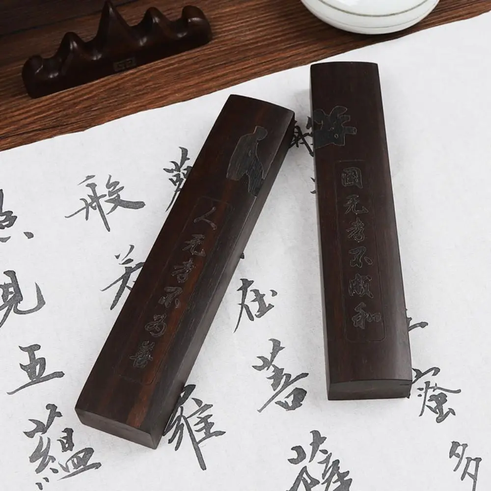 

1Pair Ancient Vintage Wood Paperweight Natural Traditional Chinese Paper Weight Writing Retro Calligraphy Tool Art Supplies