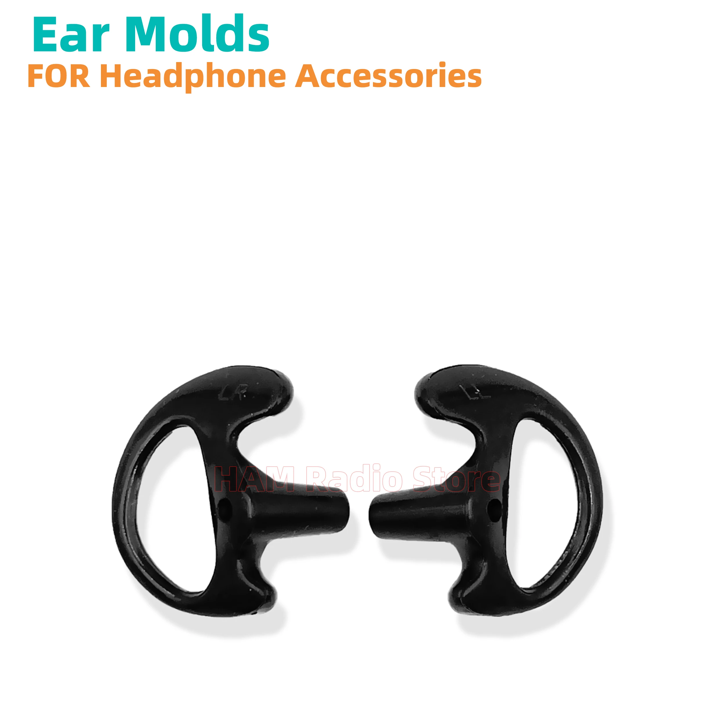 

Soft Ear Molds Radio Walkie Talkie Earmold Replacing Earpiece Insert for Acoustic Coil Tube audio kits Headphone Accessories