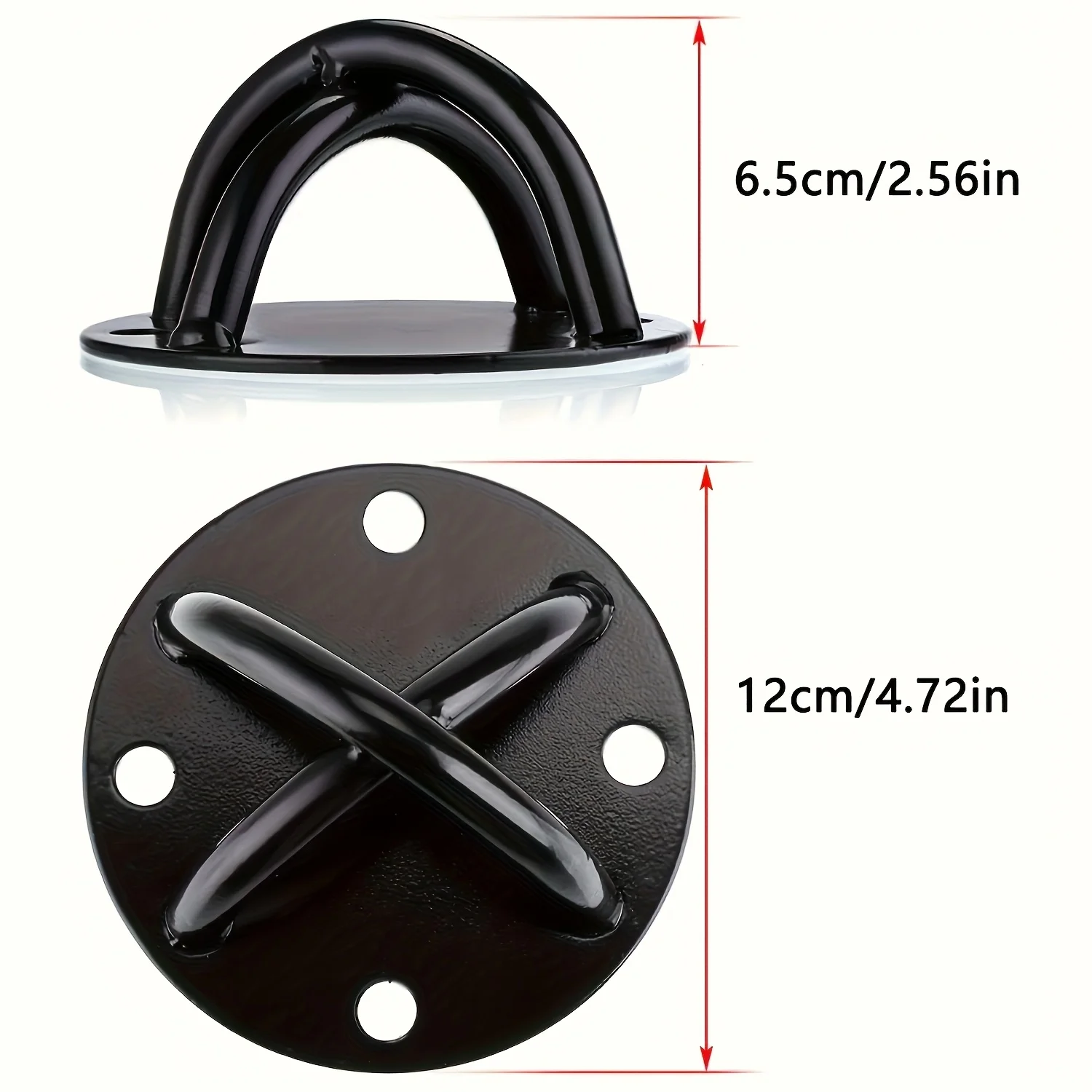 Tactical Ceiling Hook for Yoga Swing & Heavy Bag - Wall Anchor for Resistance Trainer, Gymnastics Ring & Boxing Equipment