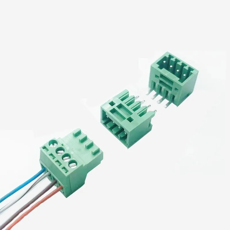 2.54mm Pitch Spring Clamp Terminal Blocks Vertical Wiring
