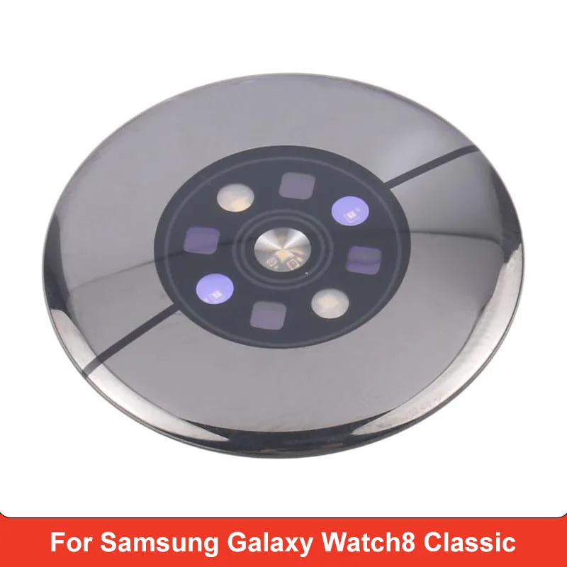 Glass Back Cover With Heart Rate For Samsung Galaxy Watch8 Classic SM-L500 SM-L5050 Repair Spare Part for Watch 8 Classic