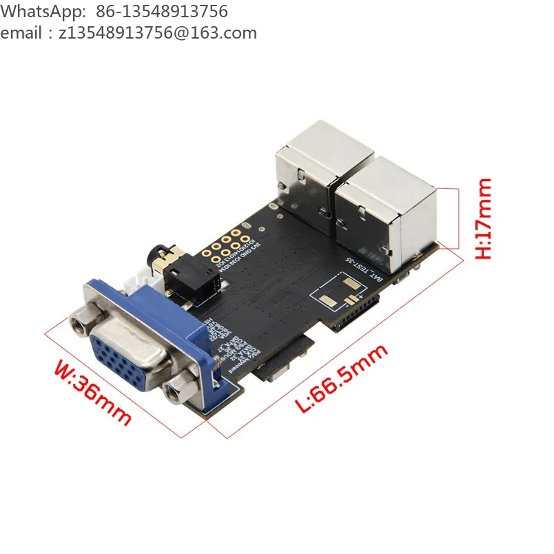 VGA32 V1.4 ESP32 Development Controller PS/2 Mouse Keyboard Port VGA Output Graphics Library Game Engine ANSI/VT Terminal Module
