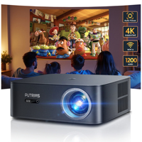 FHD 1080P Projector Bluetooth WiFi Projector Netflix Officially & AI Auto Focus 1200 ANSI 30000 lumens Auto-focus 4K Support