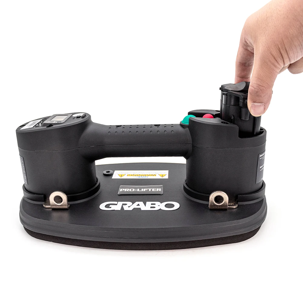 Grabo Pro Suction Cup with Digital Display for Glass Tile Carry Lifter