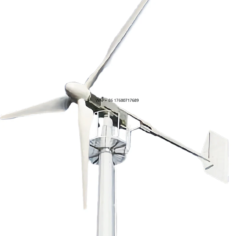 10KW complete on/off grid hybrid solar wind turbine for home use