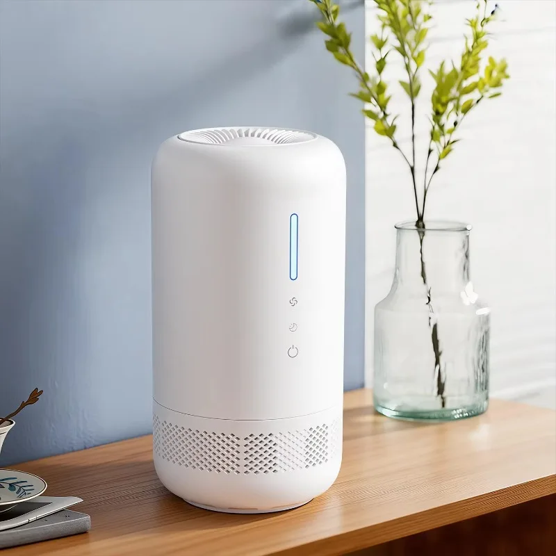Electric Plastic Desktop Touch Operation HEPA H13 Air Purifier with Activated Carbon Filter Eco-friendly and Quiet Operation