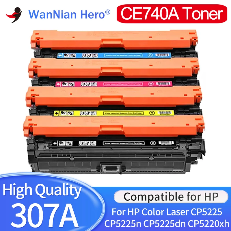 

Compatible for HP 307A CE740A 307X CE740X CE741A Toner cartridge Compatible for HP Color Laser CP5225 CP5225n CP5225dn CP5220 xh