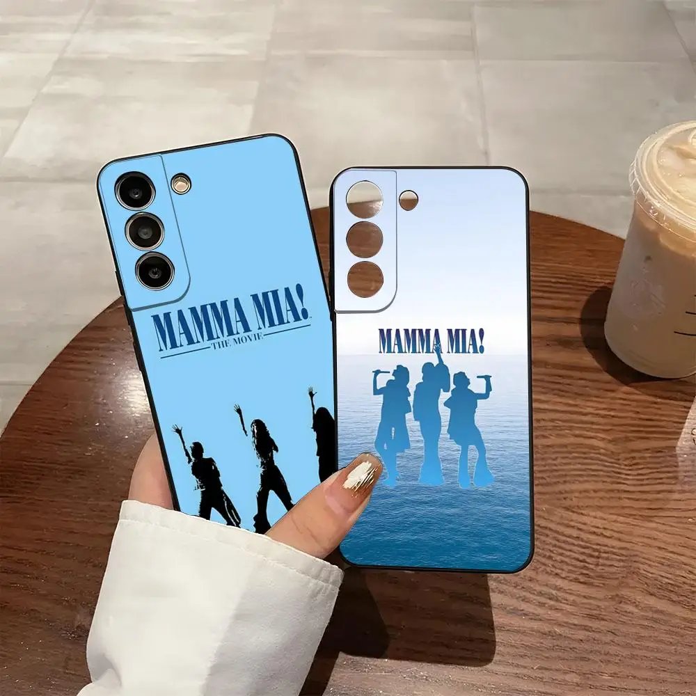 Musical Movie Mamma Mia Phone Case For Samsung S26 S25 S24 FE S23 S22 S21 Plus S20 Ultra Note20Ultra Black Soft Shell
