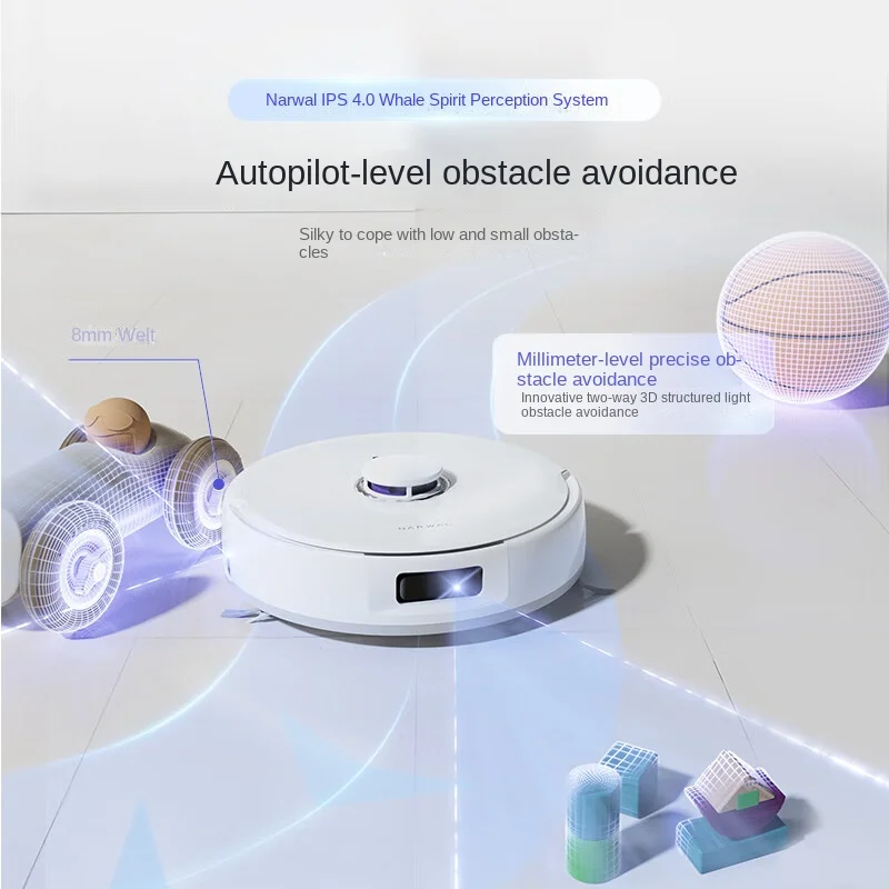 Cloud. Whale sweeping robot J4 sweeping, towing, drying, automatic cleaning, automatic water tank version, original and genuine.