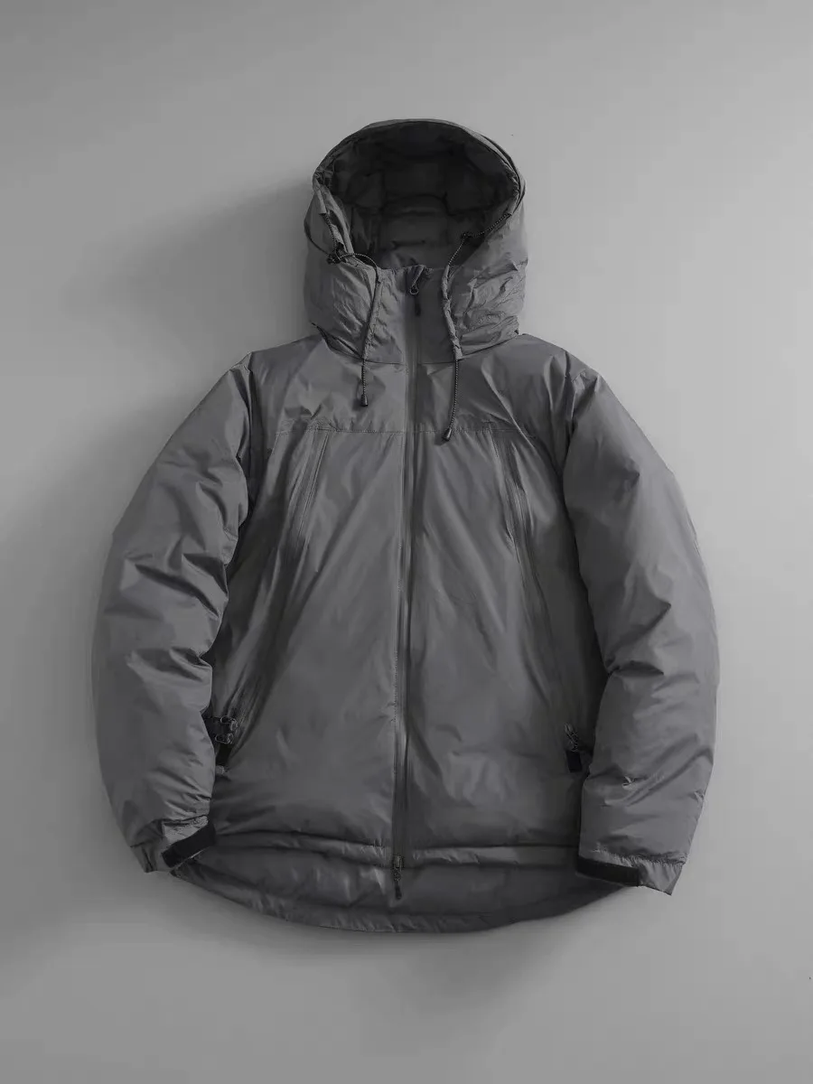 

Мужская пуховая куртка Anti-Prure: водонепроницаемая, с капюшоном, на молнии, зимняя серия, коллаборация, из водонепроницаемого нейлона, молодежная мода