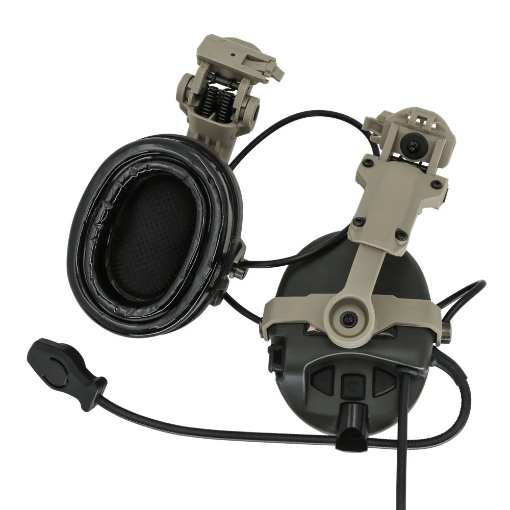Tactical Headset Helmet ARC Rail Adapter Noise Canceling Hearing Protection Hunting Airsoft  Shooting Earphone SORDIN Bracket
