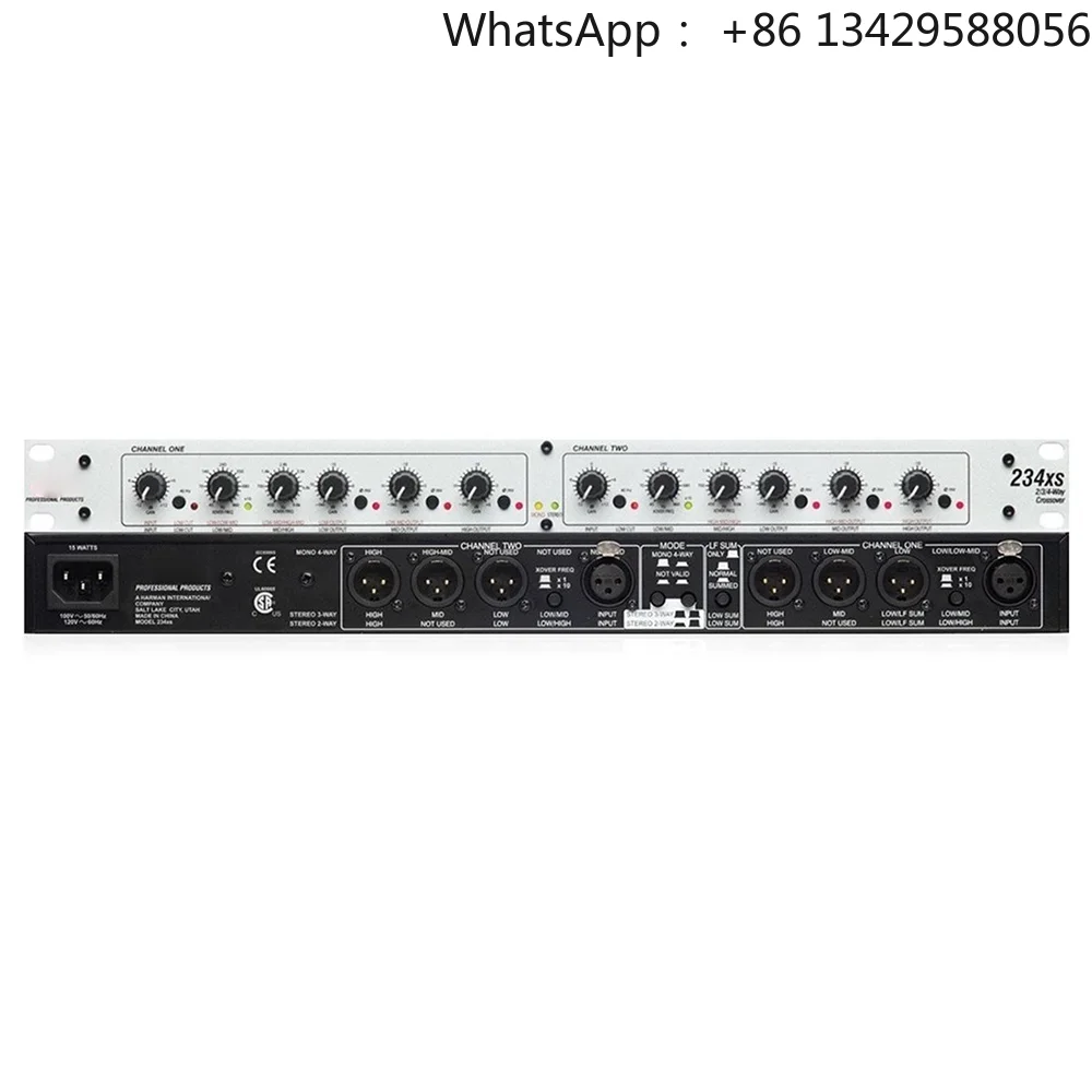 Professional Audio Peripherals Stereo 2/3-way, Mono 4-way 234S for Electronic Crossovers and XLRs