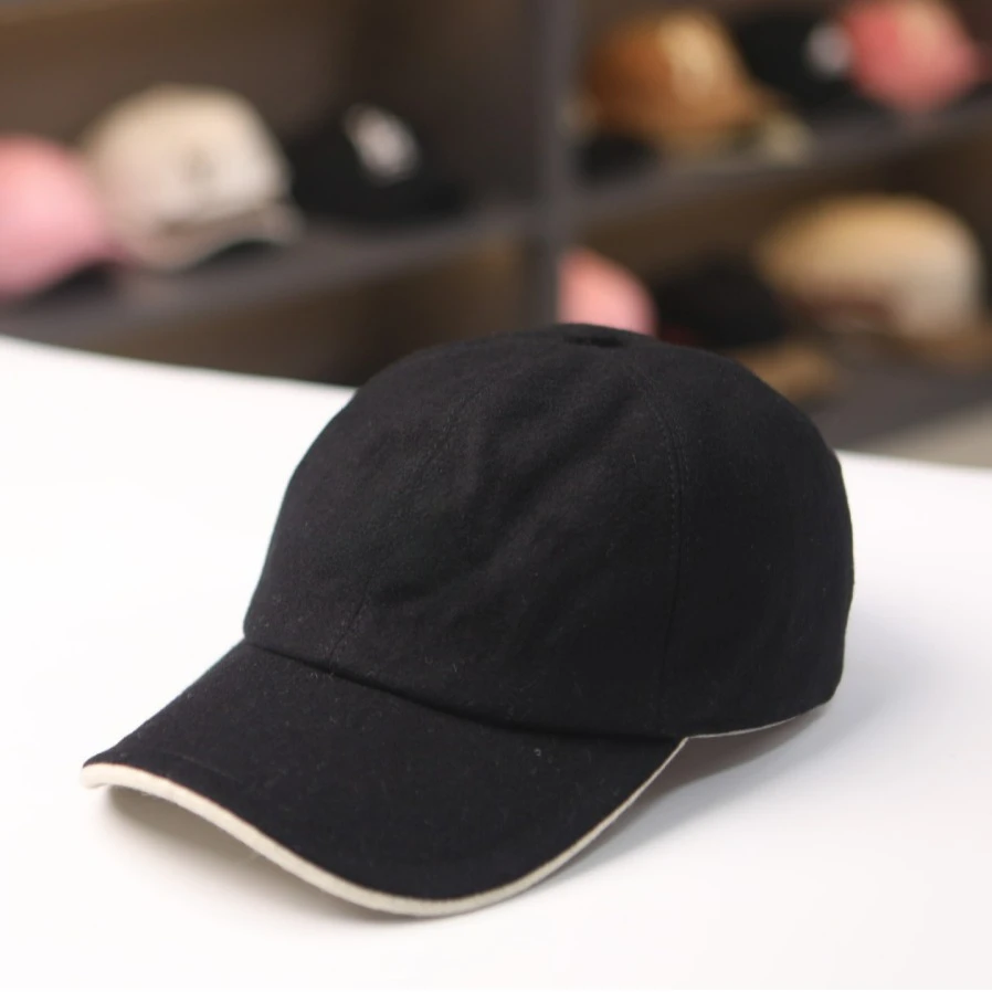 Fashion L p Wool Baseball Hat Autumn and Winter Letter Cap Breathable Luxury Couple Visors Hats for Men and Women