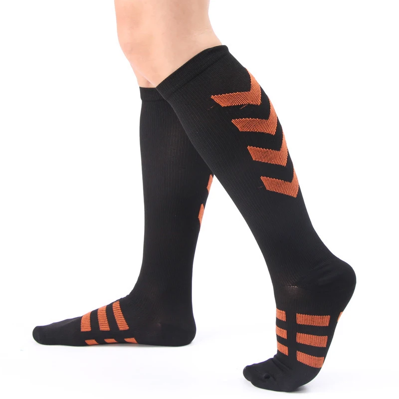 

Nursing Compression Stockings Men's High Elastic Running Cycling Socks Women's High Tube Stovepipe Sports Socks Gift Wholesale