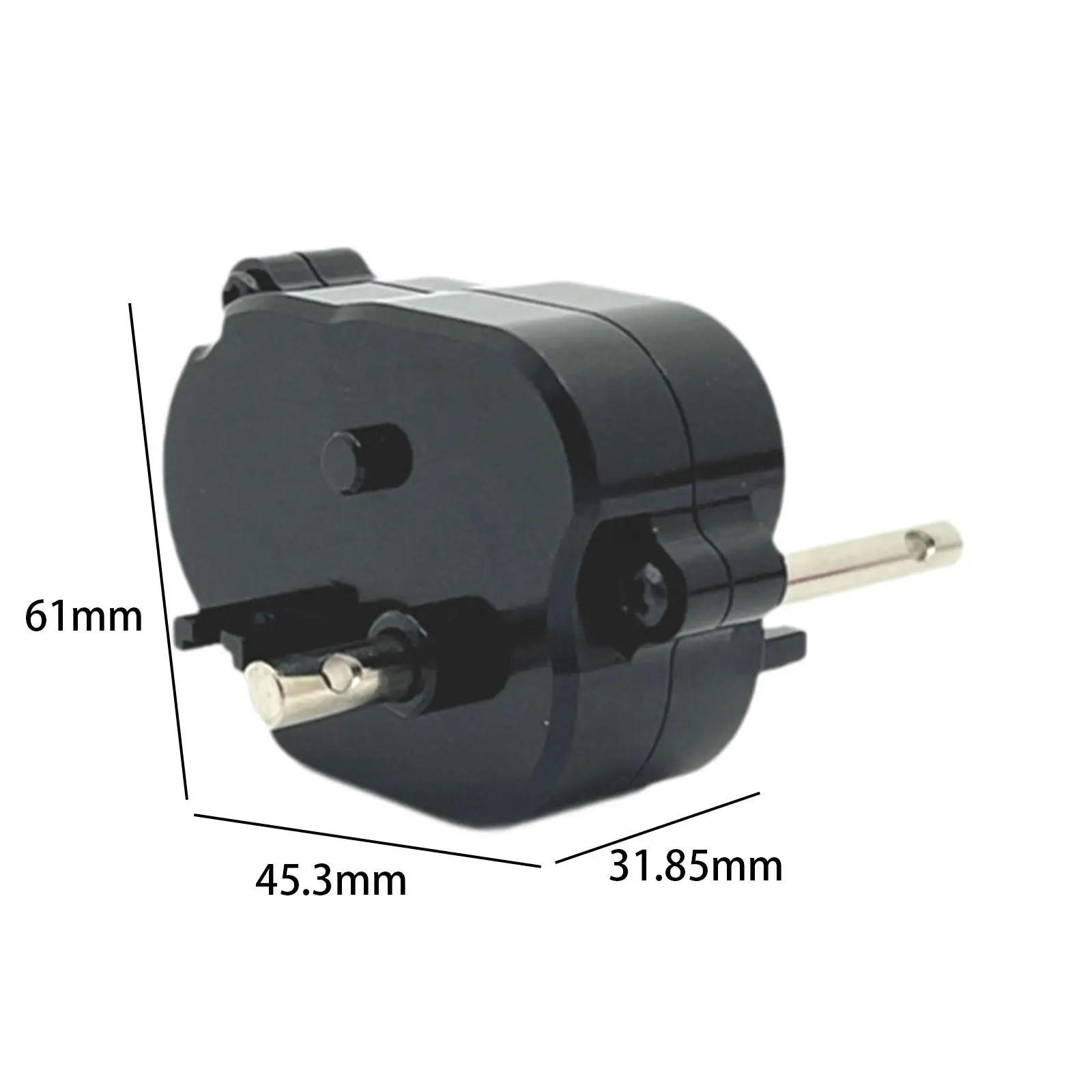 Caja de cambios de Metal resistente para coche teledirigido, accesorio de caja de onda media para vehículo teledirigido MN82 MN78 MN, 1/12