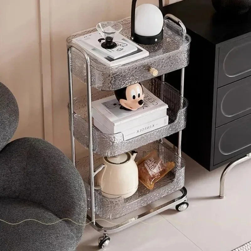 

Beauty Salon Golden Aesthetic Roulette Trolley Decor Storage Cart Wheels Clinical Carrello Estetista Service Barber Furniture
